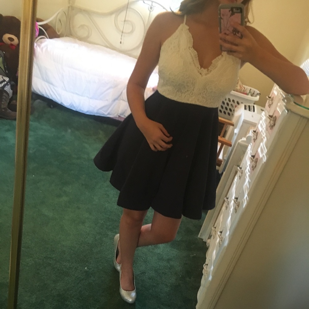 Semi formal crossback dress